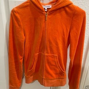 Vintage style orange Juicy Couture zip up